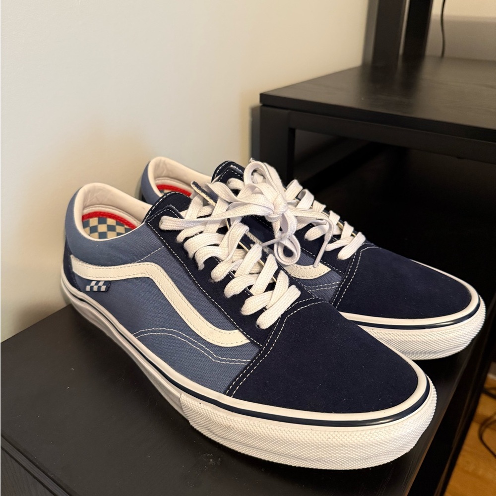 Vans Blue and White Sneakers